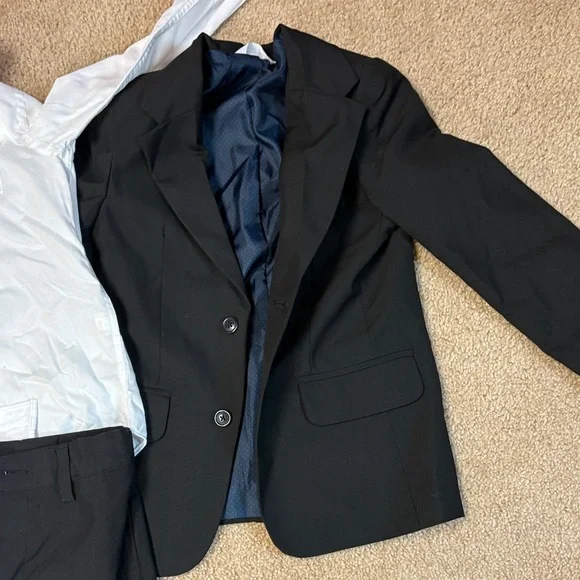 Cat & Jack Classic Black and White Kids Suit Set - Picture 3 of 4